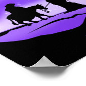 Afghaanse hond Night Divine Poster (Hoek)