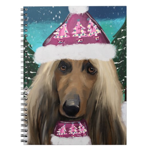 Afghaanse hond notitieboek (Voorkant)