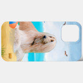 Afghaanse hond op strand Case-Mate iPhone case (Achterkant (horizontaal))