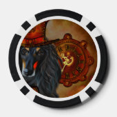 Afghaanse hond poker chips (Achterkant)