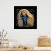Afghaanse hond poster (Keuken)