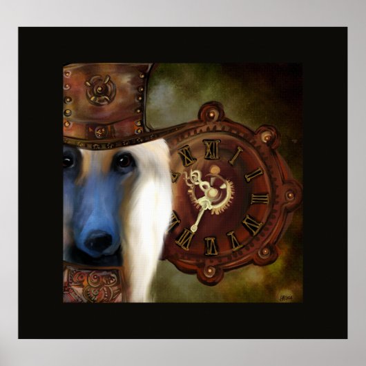 Afghaanse hond poster (Voorkant)