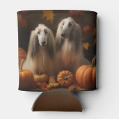 Afghaanse hond Puppy Herfst Delight Pompoen Blikjeskoeler (Achterkant)