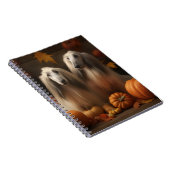 Afghaanse hond Puppy Herfst Delight Pompoen Notitieboek (Rechterzijde)