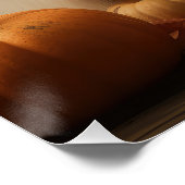 Afghaanse hond Puppy Herfst Delight Pompoen Perfect Poster (Hoek)