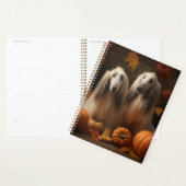 Afghaanse hond Puppy Herfst Delight Pompoen Planner (Display)