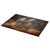 Afghaanse hond Puppy Herfst Delight Pompoen Snijplank (Hoek)