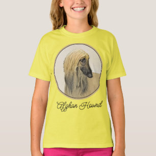 Afghaanse hond schilderen - Cute Original Dog Art T-shirt