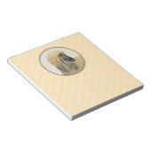 Afghaanse hond schilderen - Kute Original Dog Art Notitieblok (Schuin)