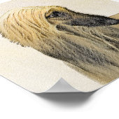 Afghaanse hond schilderen - Kute Original Dog Art Poster (Hoek)