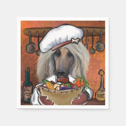 Afghaanse Hond Servet (Voorkant)