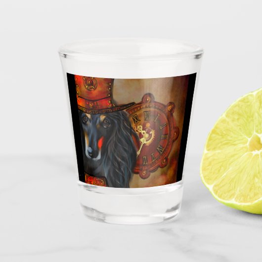 Afghaanse hond shot glas (Voorkant)