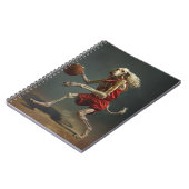 Afghaanse hond spelen basketbal notitieboek (Linkerzijde)