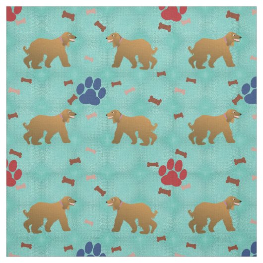 Afghaanse hond stof (Swatch)