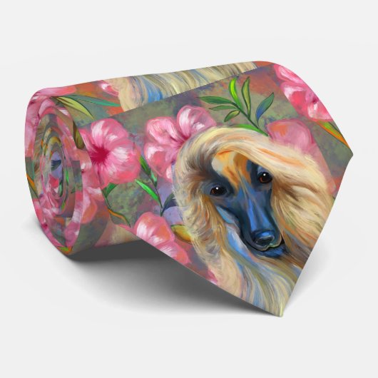 Afghaanse hond stropdas (Opgerold)
