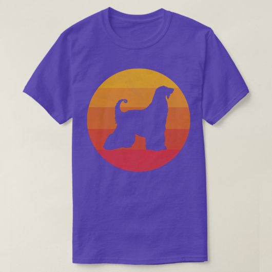 Afghaanse hond t-shirt (Design voorkant)