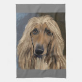 Afghaanse hond theedoek (Verticaal)