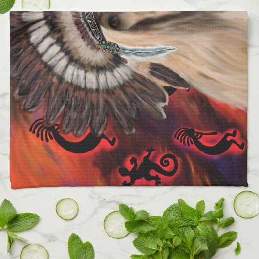 Afghaanse hond theedoek (Gevouwen)