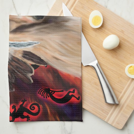 Afghaanse hond theedoek (Quarter Fold)