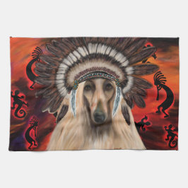 Afghaanse hond theedoek