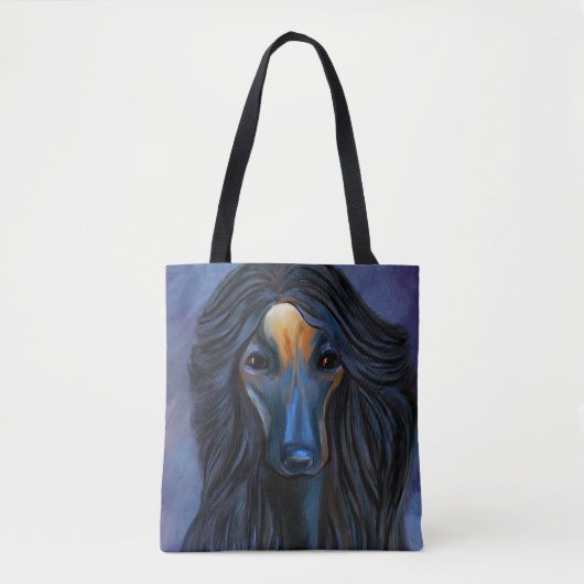 Afghaanse hond tote bag (Voorkant)
