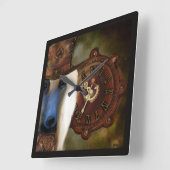 Afghaanse hond vierkante klok (Hoek)