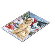 Afghaanse hond Winter Wonderland Kerstvreugde Notitieboek (Linkerzijde)