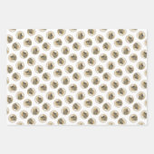 Afghaanse hond zwart gemaskerd rood schilderij Pet Inpakpapier Vel (Voorkant 2)