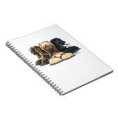 Afghaanse Honden Drie van een soort Notitieboek (Rechterzijde)