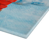 Afghaanse honden hond bij kerstbezorging vrachtwag snijplank (Hoek)