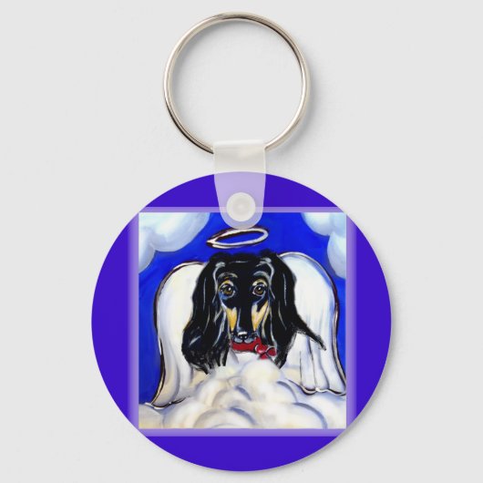 Afghaanse hondenangel sleutelhanger (Voorkant)