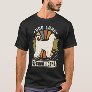 Afghaanse Hondse Classic Retro Dog T-shirt