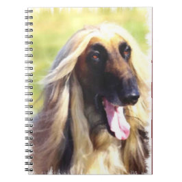 Afghaanse Hound Art Notitieboek