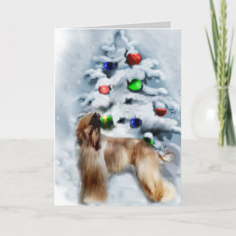 Afghaanse kerstcadeautjes feestdagen kaart