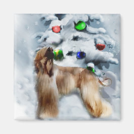 Afghaanse kerstcadeautjes magneet