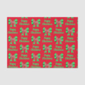 Afghaanse kersthond en groene bob tissuepapier (Voorkant)