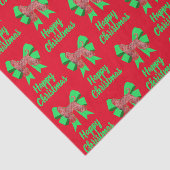 Afghaanse kersthond en groene bob tissuepapier (Detail)