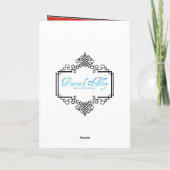 Afghaanse kersthonden feestdagen kaart (Achterkant)