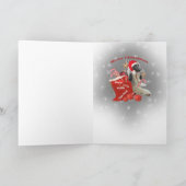 Afghaanse likken van liefde van Santa Kaarten (Binnen)