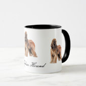 Afghaanse Mok van keramische honden (Voorkant rechts)