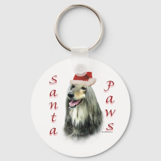Afghaanse Santa Paws Sleutelhanger (Voorkant)