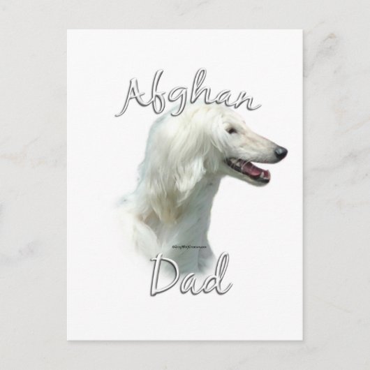 Afghaanse vader 2 briefkaart (Voorkant)