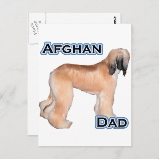 Afghaanse vader 4 briefkaart (Voorkant / Achterkant)