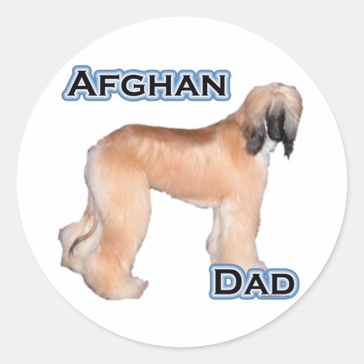 Afghaanse vader 4 - Sticker (Voorkant)