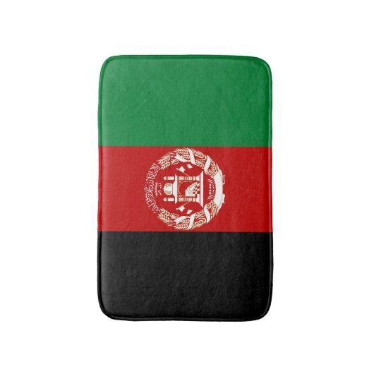 Afghaanse vlag badmat (Voorkant Verticaal)