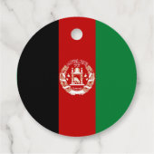 Afghaanse vlag bedankjes labels (Achterkant)