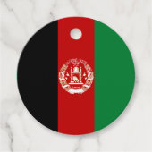 Afghaanse vlag bedankjes labels (Voorkant)