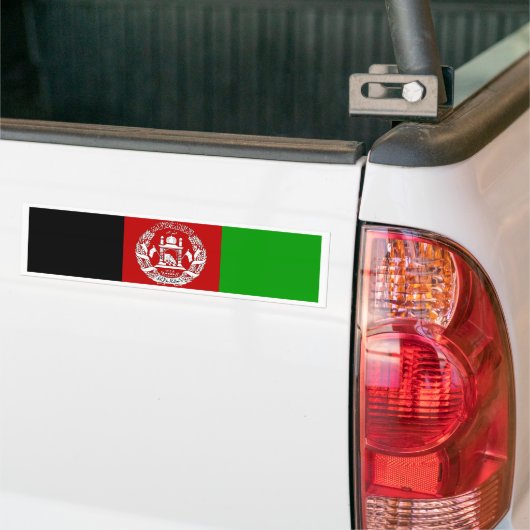 Afghaanse vlag bumpersticker (Op Truck)
