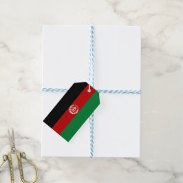 Afghaanse vlag cadeaulabel