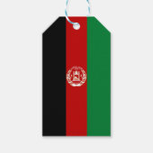 Afghaanse vlag cadeaulabel (Voorkant)